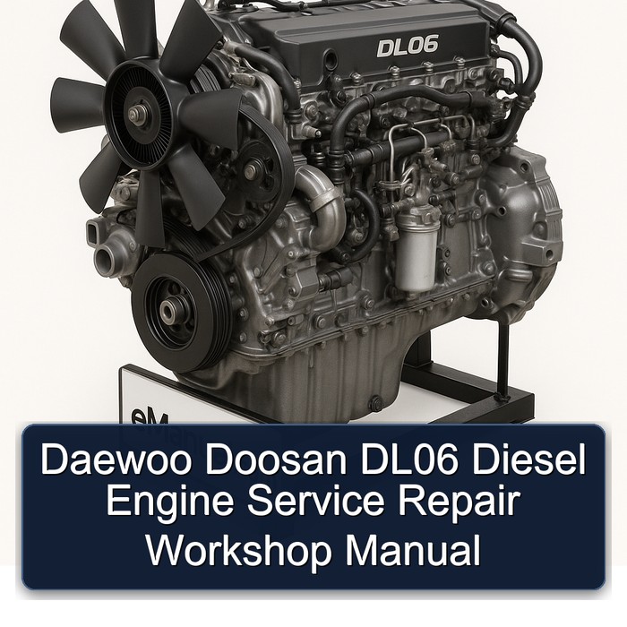 Daewoo Doosan DL06 Diesel Engine Service Repair Workshop Manual