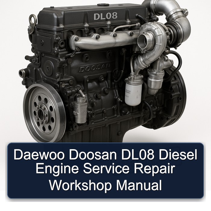 Daewoo Doosan DL08 Diesel Engine Service Repair Workshop Manual