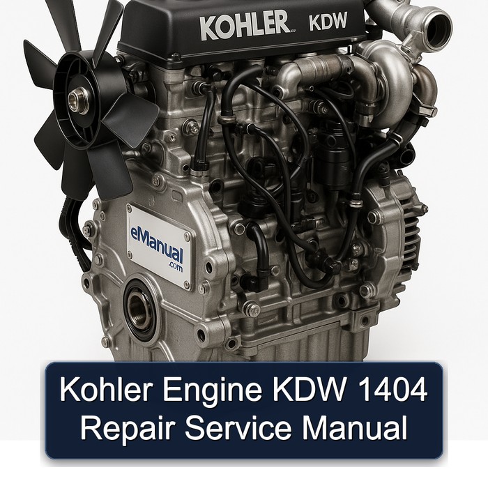 Kohler Engine KDW 1404 Repair Service Manual