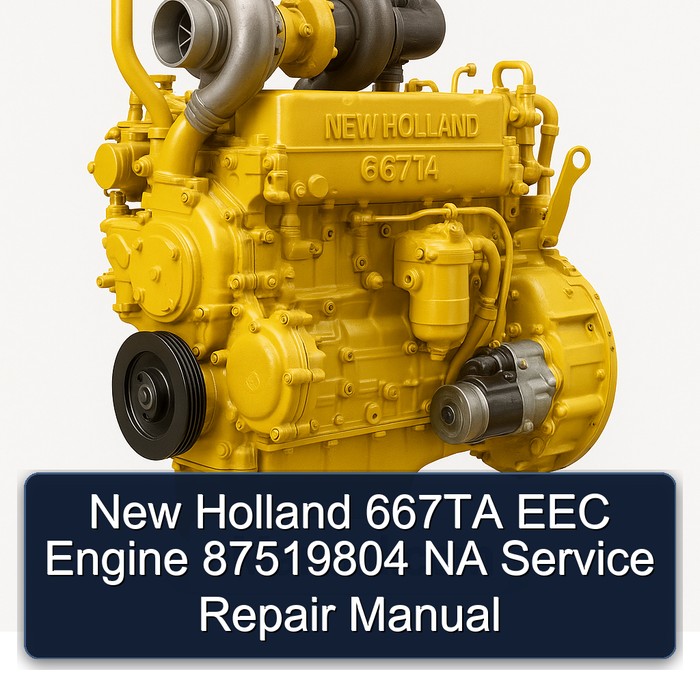 New Holland 667TA EEC Engine 87519804 NA Service Repair Manual