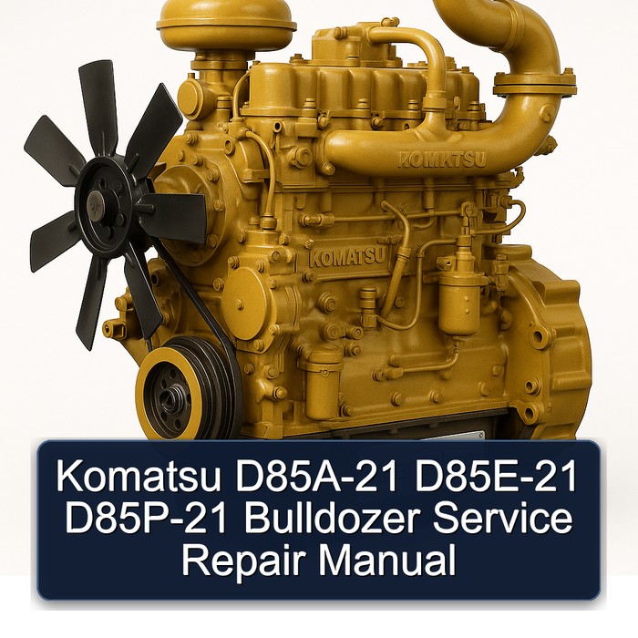 Komatsu D85A-21 D85E-21 D85P-21 Bulldozer Service Repair Manual