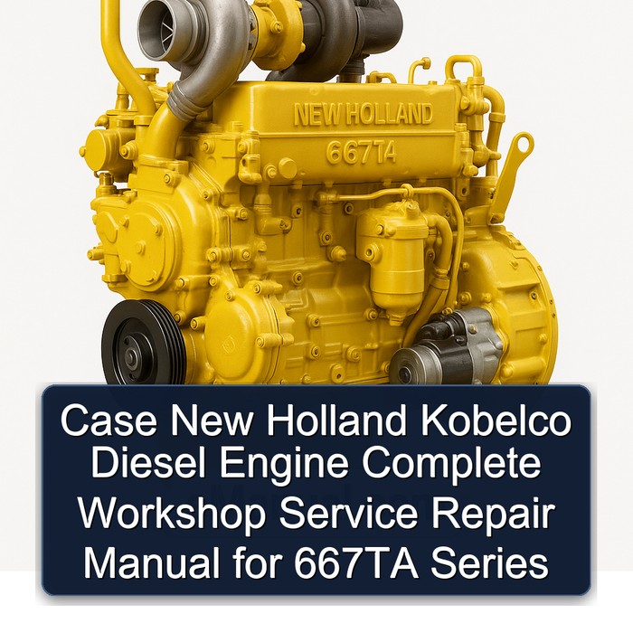 Case New Holland Kobelco Diesel Engine Complete Workshop Service Repair Manual for 667TA Series