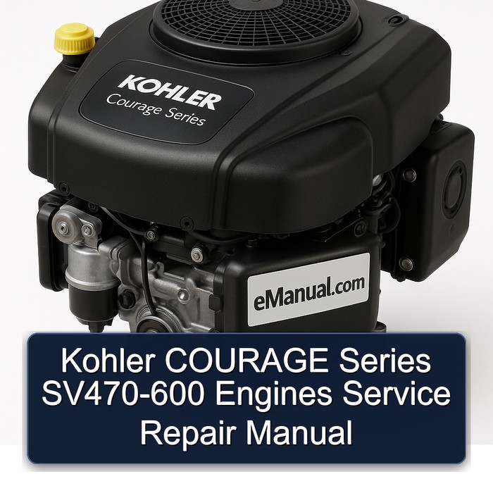Kohler COURAGE Series SV470-600 Engines Service Repair Manual