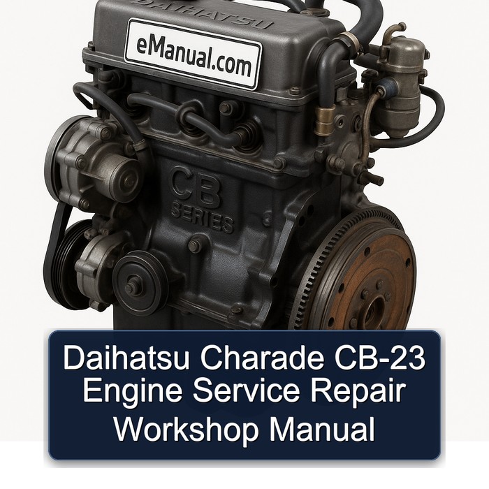 Daihatsu Charade CB-23 Engine Service Repair Workshop Manual