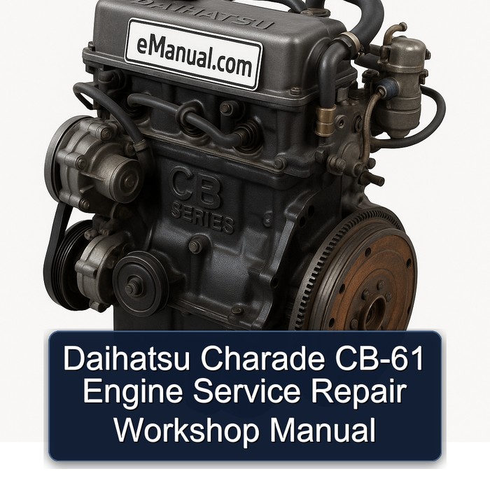 Daihatsu Charade CB-61 Engine Service Repair Workshop Manual