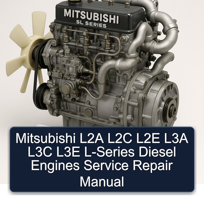 Mitsubishi L2A L2C L2E L3A L3C L3E L-Series Diesel Engines Service Repair Manual