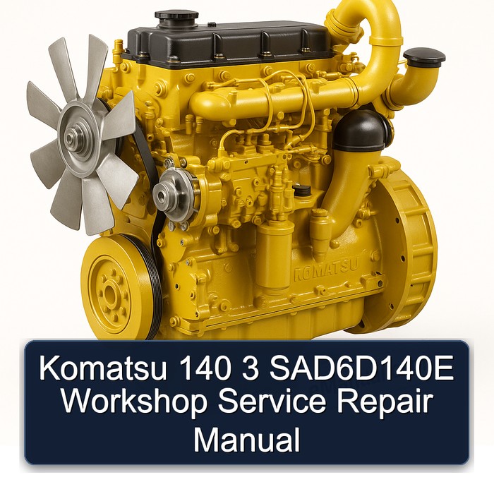 Komatsu 140 3 SAD6D140E Workshop Service Repair Manual