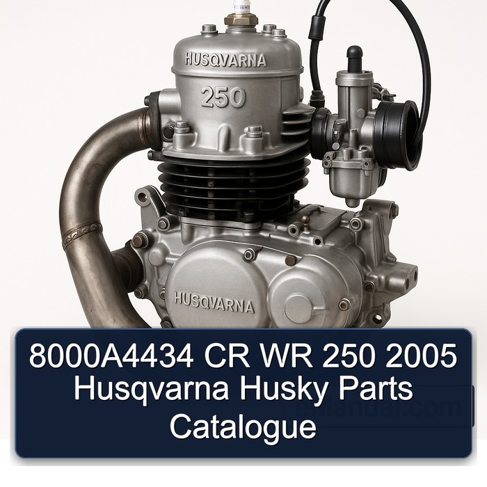 8000A4434 CR WR 250 2005 Husqvarna Husky Parts Catalogue