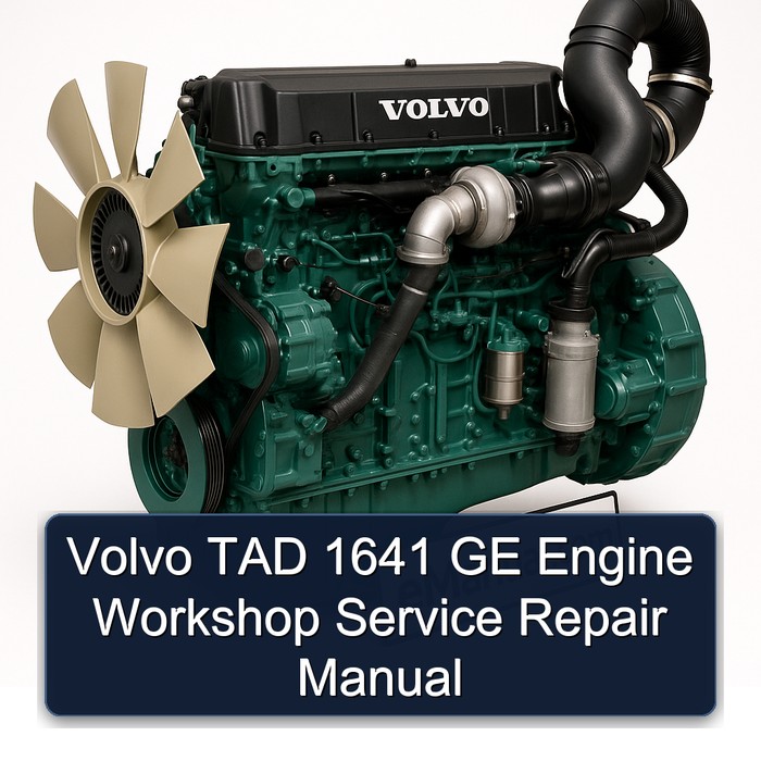 Volvo TAD 1641 GE Engine Workshop Service Repair Manual