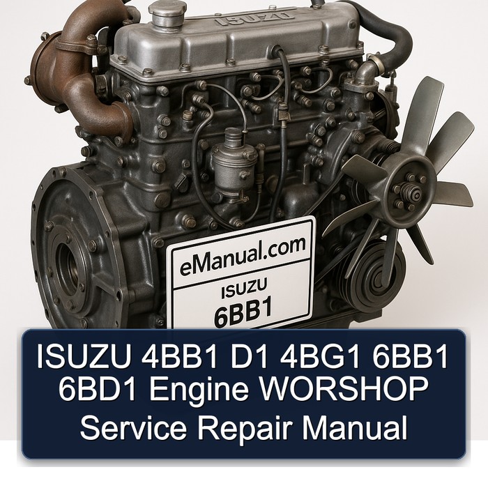 ISUZU 4BB1 D1 4BG1 6BB1 6BD1 Engine WORSHOP Service Repair Manual