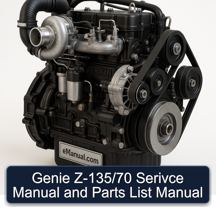 Genie Z-135/70 Serivce Manual and Parts List Manual