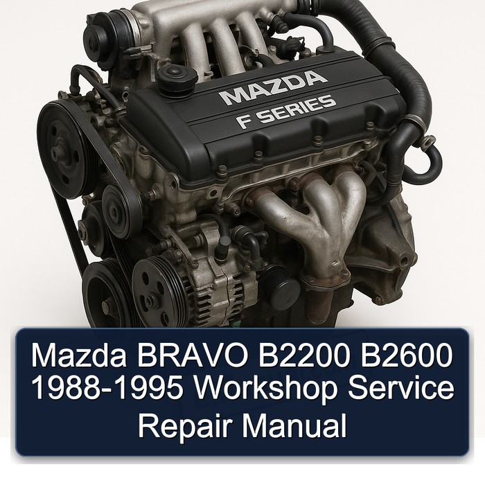 Mazda BRAVO B2200 B2600 1988-1995 Workshop Service Repair Manual