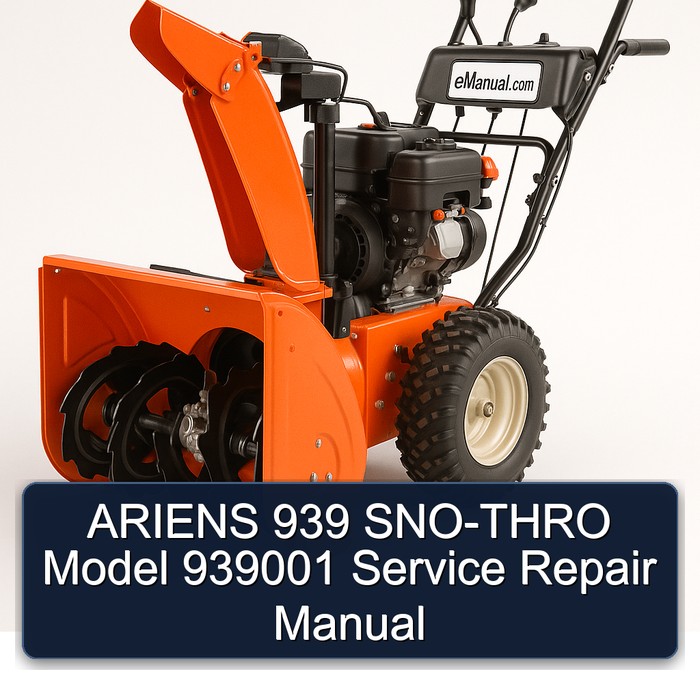 ARIENS 939 SNO-THRO Model 939001 Service Repair Manual