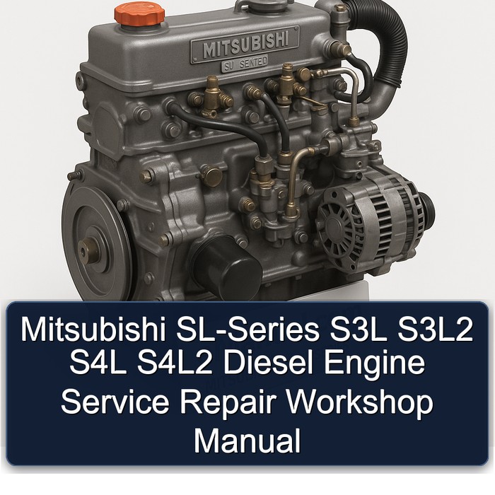 Mitsubishi SL-Series S3L S3L2 S4L S4L2 Diesel Engine Service Repair Workshop Manual