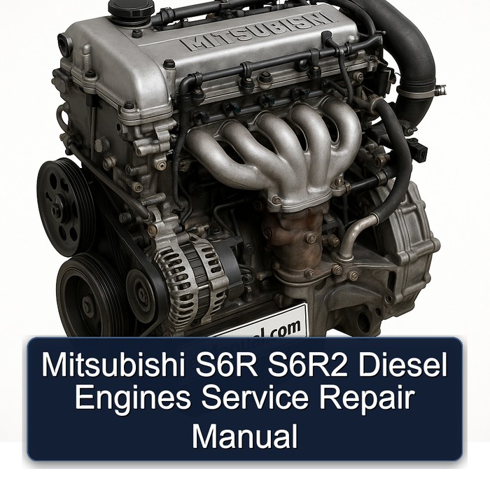 Mitsubishi S6R S6R2 Diesel Engines Service Repair Manual