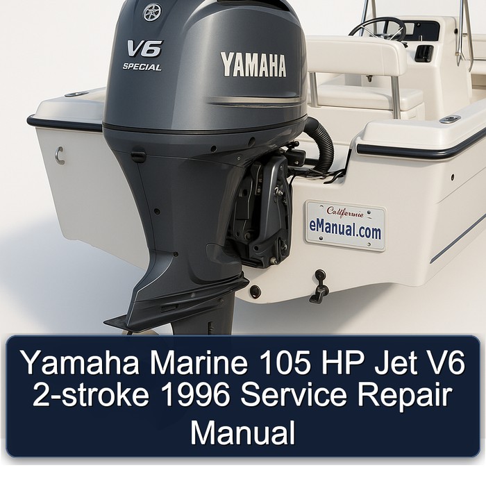 Yamaha Marine 105 HP Jet V6 2-stroke 1996 Service Repair Manual