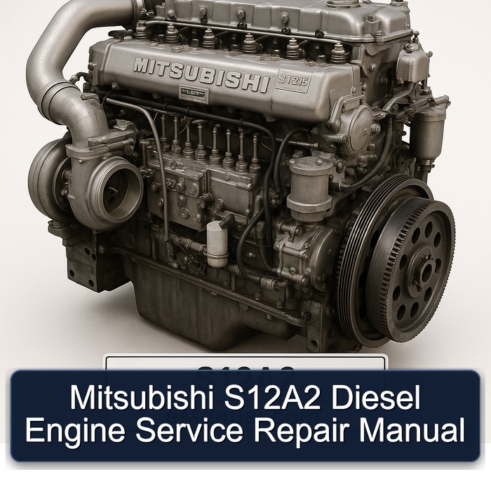 Mitsubishi S12A2 Diesel Engine Service Repair Manual