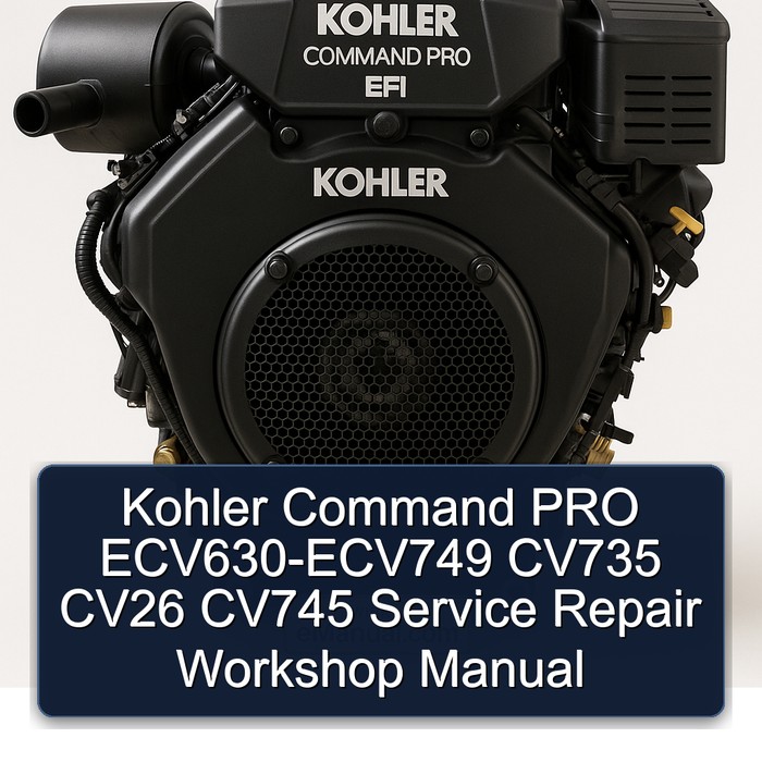 Kohler Command PRO ECV630-ECV749 CV735 CV26 CV745 Service Repair Workshop Manual