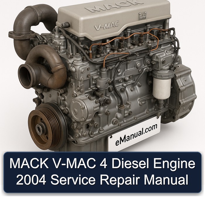 MACK V-MAC 4 Diesel Engine 2004 Service Repair Manual