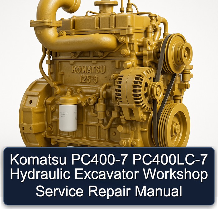 Komatsu PC400-7 PC400LC-7 Hydraulic Excavator Workshop Service Repair Manual