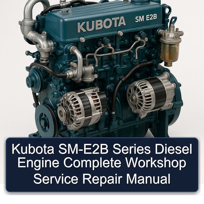 Kubota SM-E2B Series Diesel Engine Complete Workshop Service Repair Manual