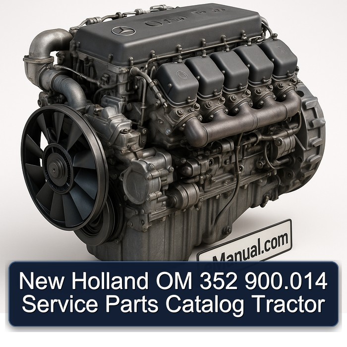 New Holland OM 352 900.014 Service Parts Catalog Tractor