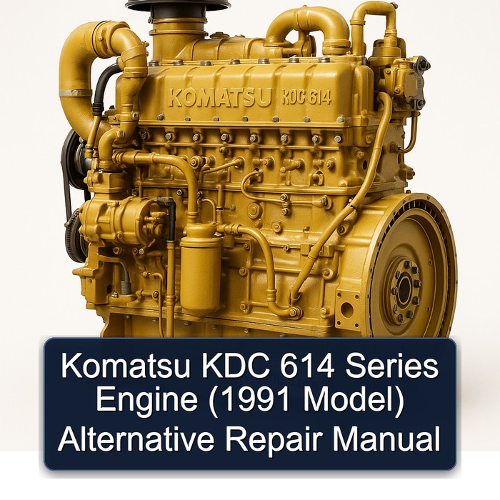 Komatsu KDC 614 Series Engine (1991 Model) Alternative Repair Manual