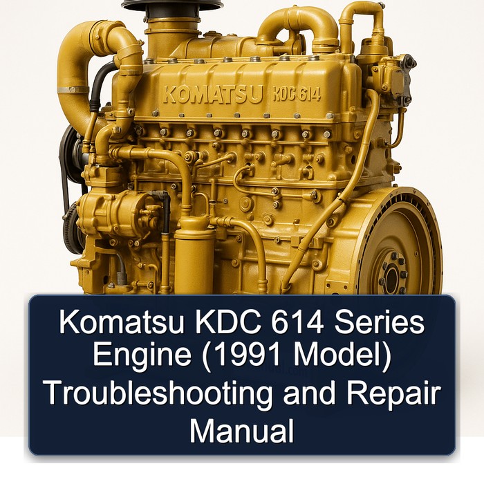 Komatsu KDC 614 Series Engine (1991 Model) Troubleshooting and Repair Manual