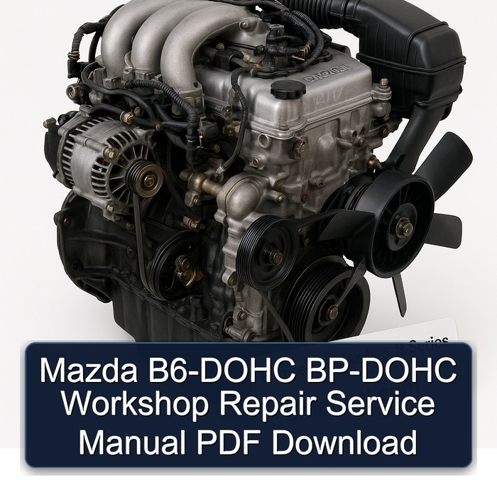 Mazda B6-DOHC BP-DOHC Workshop Repair Service Manual PDF Download