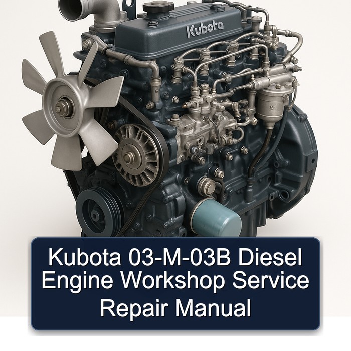 Kubota 03-M-03B Diesel Engine Workshop Service Repair Manual