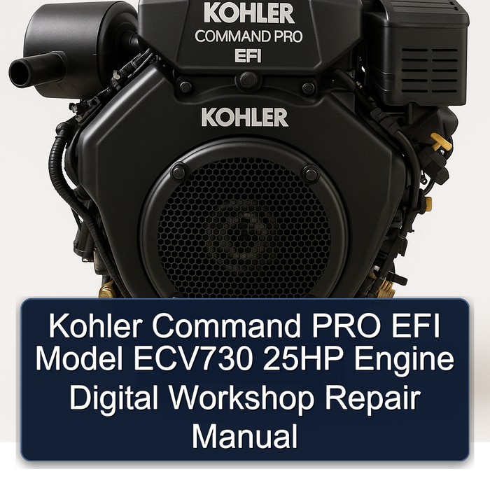 Kohler Command PRO EFI Model ECV730 25HP Engine Digital Workshop Repair Manual