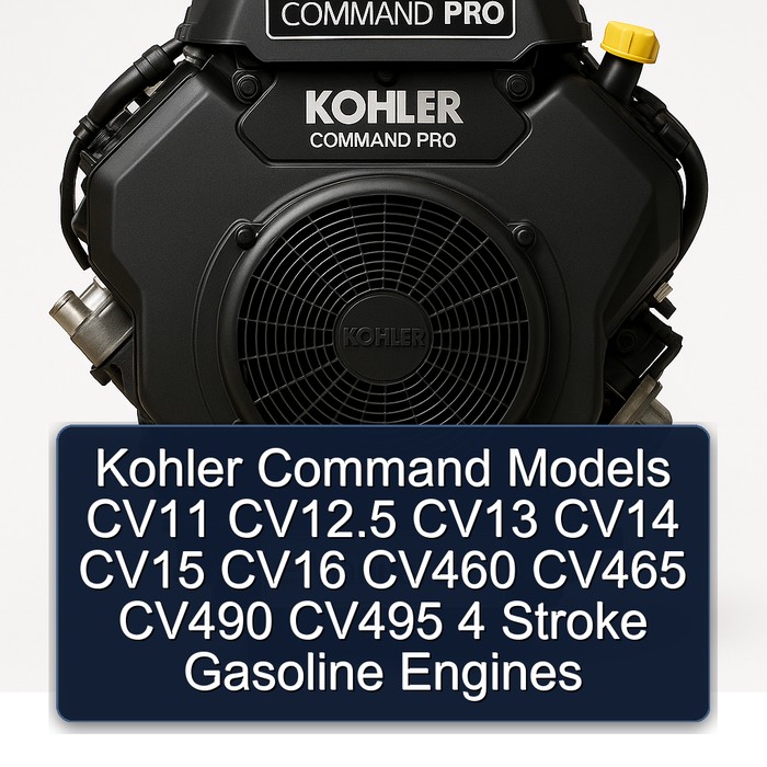 Kohler Command Benzinmotoren 4-Takt: CV11, CV12.5, CV13, CV14, CV15, CV16, CV460, CV465, CV490, CV495