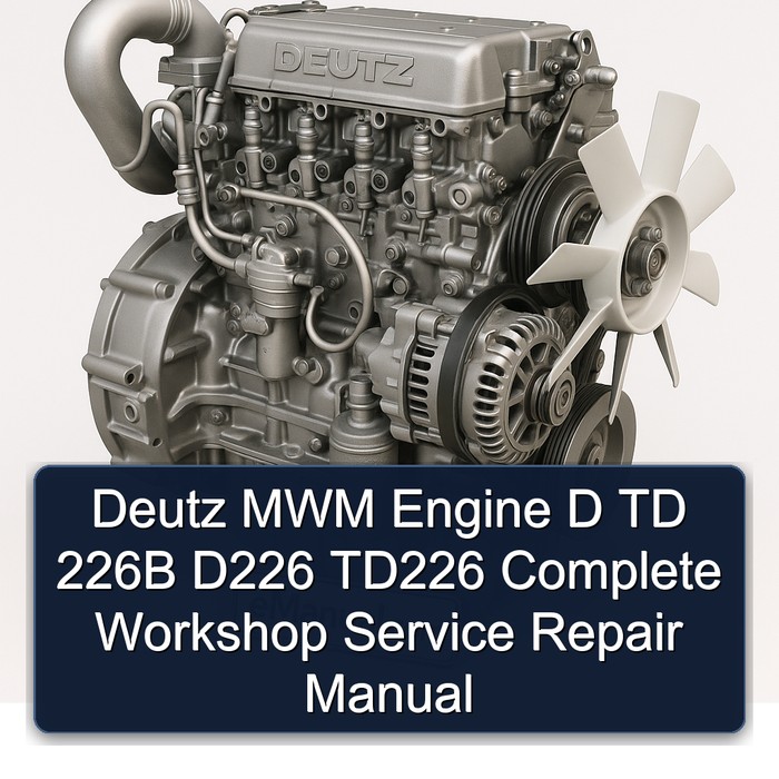 Deutz MWM Engine D TD 226B D226 TD226 Complete Workshop Service Repair Manual