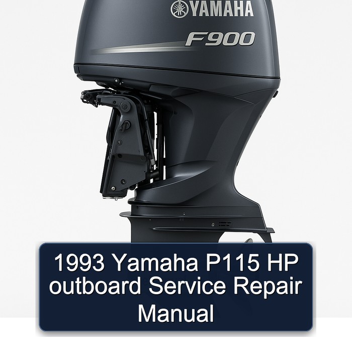 1993 Yamaha P115 HP outboard Service Repair Manual
