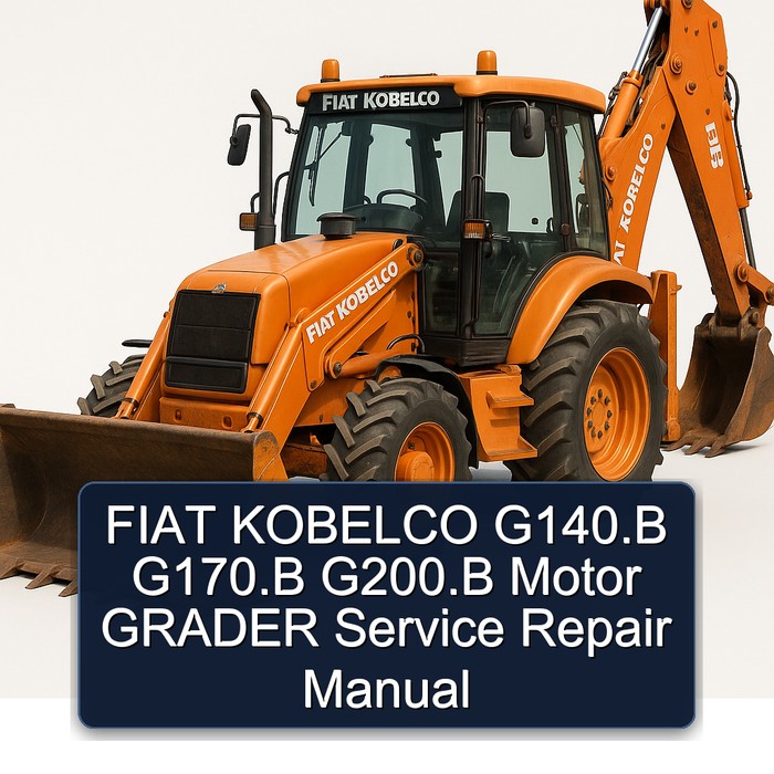 FIAT KOBELCO G140.B G170.B G200.B Motor GRADER Service Repair Manual