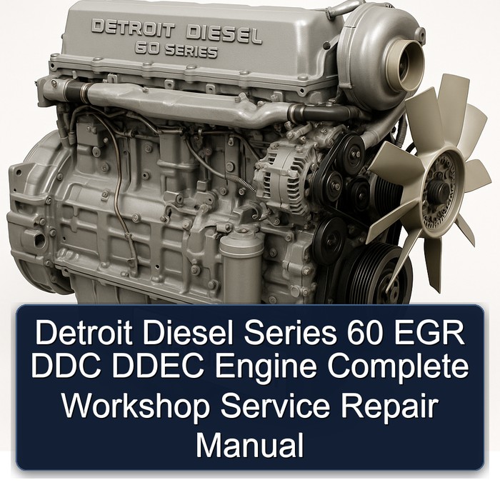 Detroit Diesel Series 60 EGR DDC DDEC Engine Complete Workshop Service Repair Manual