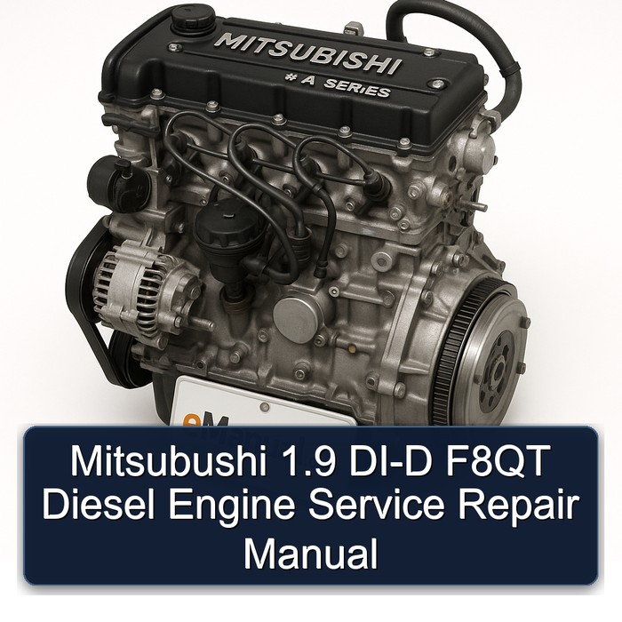Mitsubushi 1.9 DI-D F8QT Diesel Engine Service Repair Manual