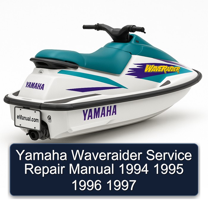 Yamaha Waveraider Service Repair Manual 1994 1995 1996 1997