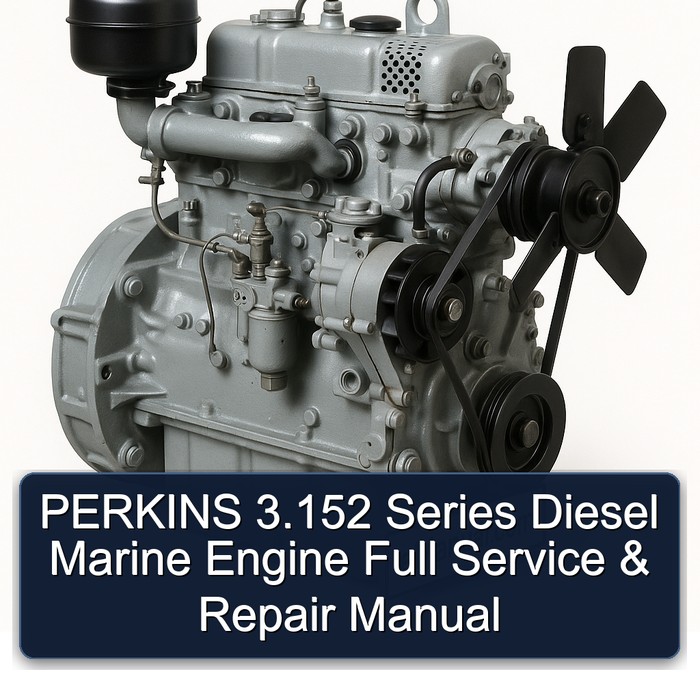 PERKINS 3.152 Series Diesel Marine Engine Full Service & Repair Manual