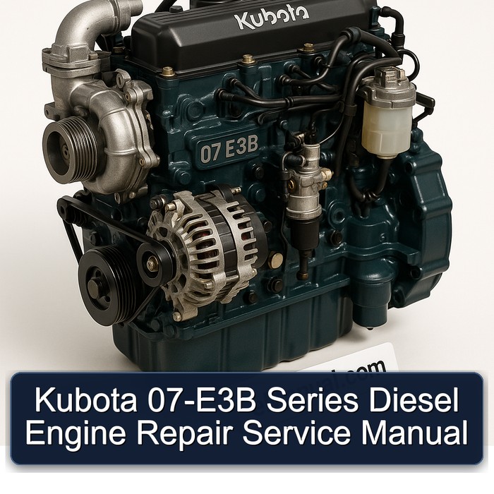 Kubota 07-E3B Series Diesel Engine Repair Service Manual