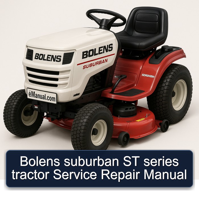 Bolens suburban ST series tractor Service Repair Manual