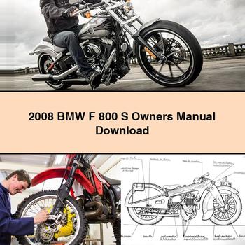 2008 BMW F 800 S Owners Manual Download PDF