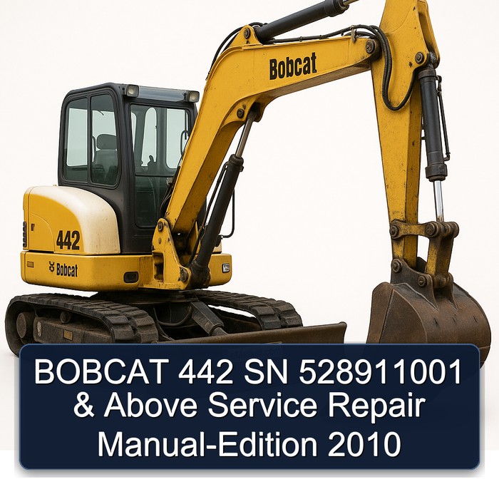 BOBCAT 442 SN 528911001 & Above Service Repair Manual-Edition 2010