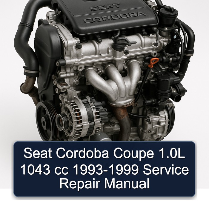 Seat Cordoba Coupe 1.0L 1043 cc 1993-1999 Service Repair Manual