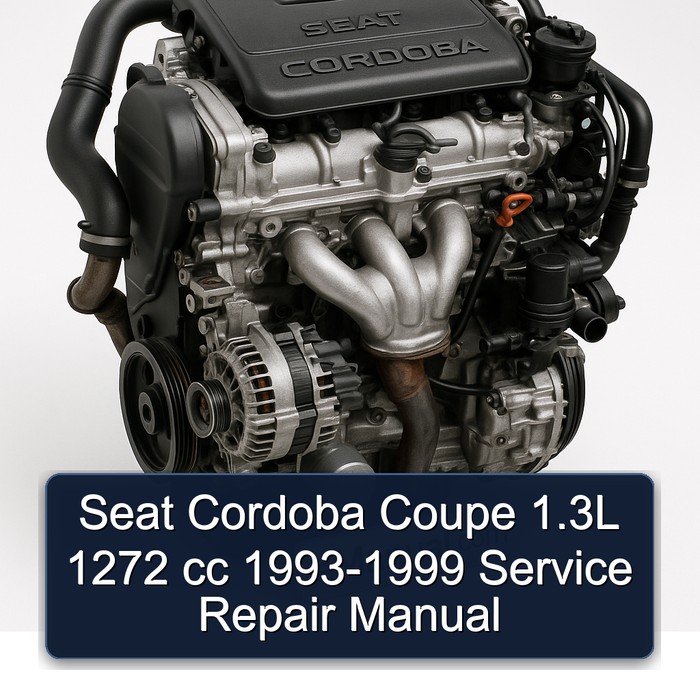 Seat Cordoba Coupe 1.3L 1272 cc 1993-1999 Service Repair Manual