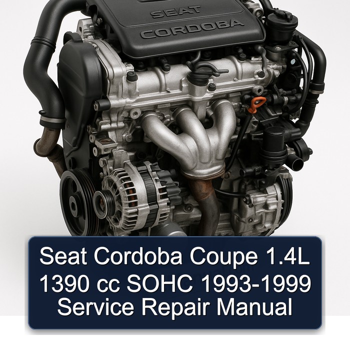 Seat Cordoba Coupe 1.4L 1390 cc SOHC 1993-1999 Service Repair Manual