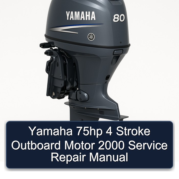 Yamaha 75hp 4 Stroke Outboard Motor 1999 Service Repair Manual