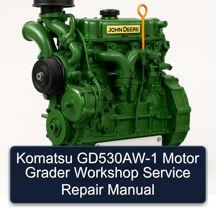 Komatsu GD530AW-1 Motor Grader Workshop Service Repair Manual