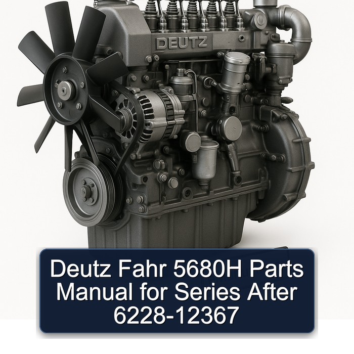 Deutz Fahr 5680H Parts Manual for Series After 6228-12367