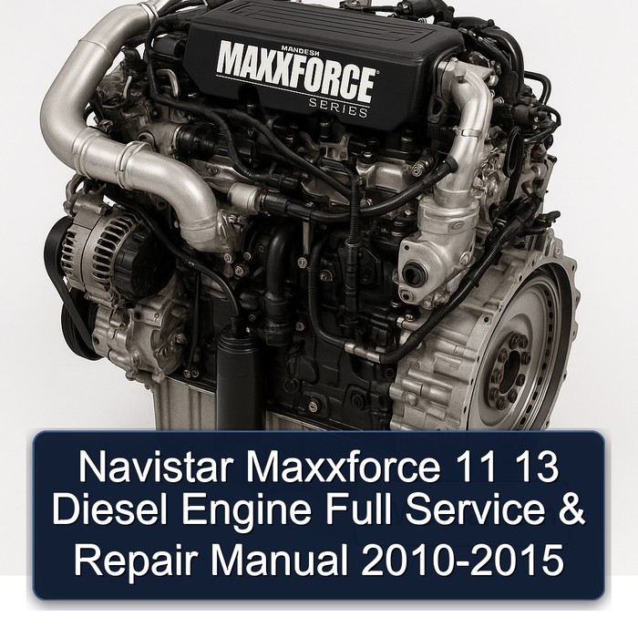 Navistar Maxxforce 11 13 Diesel Engine Full Service & Repair Manual 2010-2015